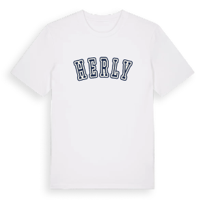 Herly college t-shirt – ekologisk bomull t-shirt från Pinshirt
