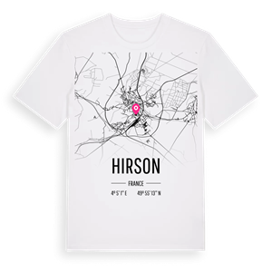 Hirson karta t-shirt – ekologisk bomull t-shirt från Pinshirt