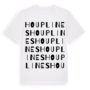 Houplines ordlek t-shirt – ekologisk bomull t-shirt från Pinshirt