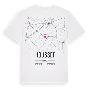 Housset karta t-shirt – ekologisk bomull t-shirt från Pinshirt