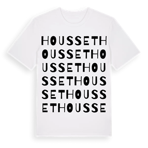 Housset ordlek t-shirt – ekologisk bomull t-shirt från Pinshirt