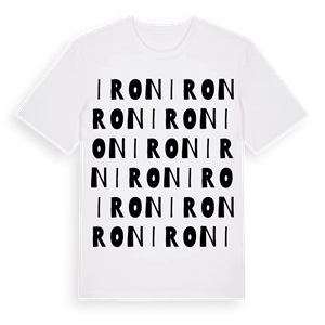 Iron ordlek t-shirt – ekologisk bomull t-shirt från Pinshirt