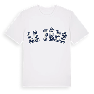 La Fère college t-shirt – ekologisk bomull t-shirt från Pinshirt