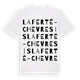 La Ferté-Chevresis ordlek t-shirt