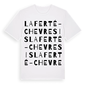 La Ferté-Chevresis ordlek t-shirt – ekologisk bomull t-shirt från Pinshirt