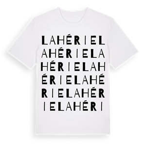 La Hérie ordlek t-shirt – ekologisk bomull t-shirt från Pinshirt