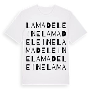 La Madeleine ordlek t-shirt – ekologisk bomull t-shirt från Pinshirt