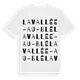 La Vallée-au-Blé ordlek t-shirt