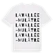 La Vallée-Mulâtre ordlek t-shirt