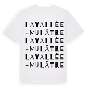 La Vallée-Mulâtre ordlek t-shirt – ekologisk bomull t-shirt från Pinshirt