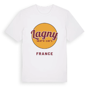 Lagny cirkel t-shirt – ekologisk bomull t-shirt från Pinshirt