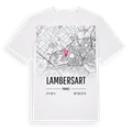Lambersart karta t-shirt