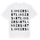 Lambersart ordlek t-shirt