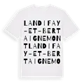 Landifay-et-Bertaignemont ordlek t-shirt