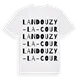 Landouzy-la-Cour ordlek t-shirt