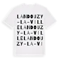 Landouzy-la-Ville ordlek t-shirt