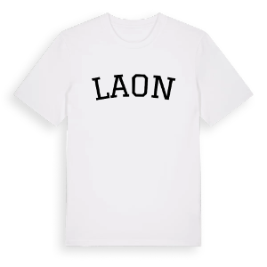 Laon böjd t-shirt – ekologisk bomull t-shirt från Pinshirt