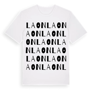 Laon ordlek t-shirt – ekologisk bomull t-shirt från Pinshirt