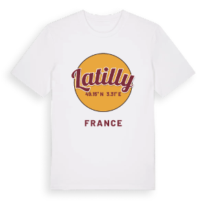 Latilly cirkel t-shirt – ekologisk bomull t-shirt från Pinshirt