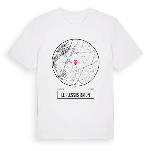 Le Plessis-Brion t-shirt – ekologisk bomull t-shirt från Pinshirt