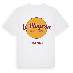 Le Ployron cirkel t-shirt – ekologisk bomull t-shirt från Pinshirt