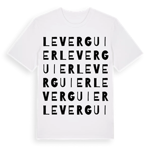 Le Verguier ordlek t-shirt – ekologisk bomull t-shirt från Pinshirt