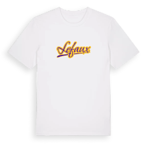 Lefaux baseball t-shirt – ekologisk bomull t-shirt från Pinshirt