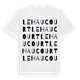 Lehaucourt ordlek t-shirt