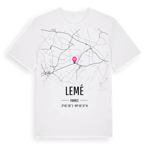 Lemé karta t-shirt – ekologisk bomull t-shirt från Pinshirt
