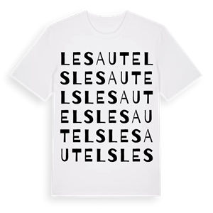 Les Autels ordlek t-shirt – ekologisk bomull t-shirt från Pinshirt