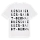 Lesquielles-Saint-Germain ordlek t-shirt