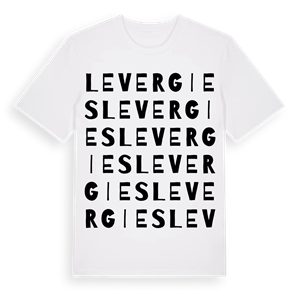 Levergies ordlek t-shirt – ekologisk bomull t-shirt från Pinshirt
