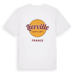 Lierville cirkel t-shirt – ekologisk bomull t-shirt från Pinshirt