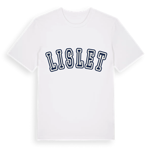 Lislet college t-shirt – ekologisk bomull t-shirt från Pinshirt