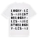 Logny-lès-Aubenton ordlek t-shirt
