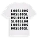 Loos ordlek t-shirt