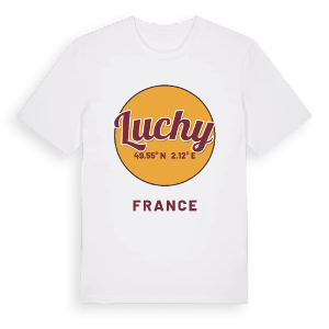 Luchy cirkel t-shirt – ekologisk bomull t-shirt från Pinshirt