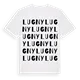 Lugny ordlek t-shirt
