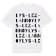 Lys-lez-Lannoy ordlek t-shirt