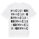 Macquigny ordlek t-shirt