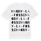 Magny-la-Fosse ordlek t-shirt