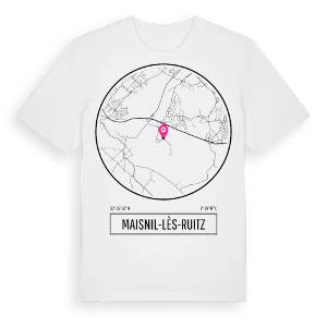 Maisnil-lès-Ruitz t-shirt – ekologisk bomull t-shirt från Pinshirt