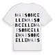 Maisoncelle ordlek t-shirt