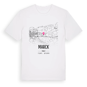 Marck karta t-shirt – ekologisk bomull t-shirt från Pinshirt