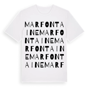 Marfontaine ordlek t-shirt – ekologisk bomull t-shirt från Pinshirt
