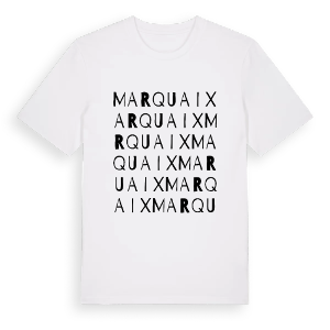 Marquaix ordlek t-shirt – ekologisk bomull t-shirt från Pinshirt