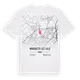 Marquette-lez-Lille karta t-shirt