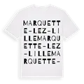 Marquette-lez-Lille ordlek t-shirt