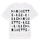 Marquette-lez-Lille ordlek t-shirt