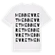 Mennevret ordlek t-shirt